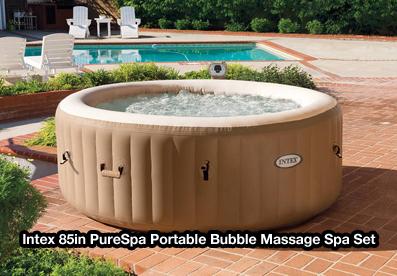 Intex 85in PureSpa Portable Bubble Massage Spa Set