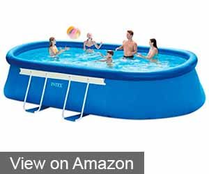 INTEX 18FT X 10FT X 42IN OVAL FRAME POOL SET 