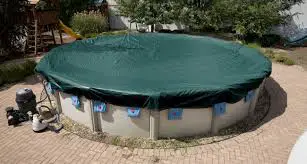 winter pool cover maintenance