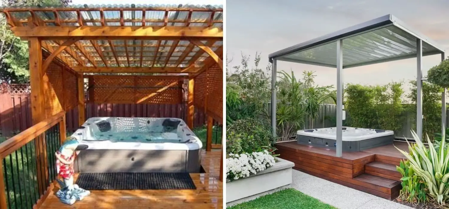 cheap hot tub enclosures